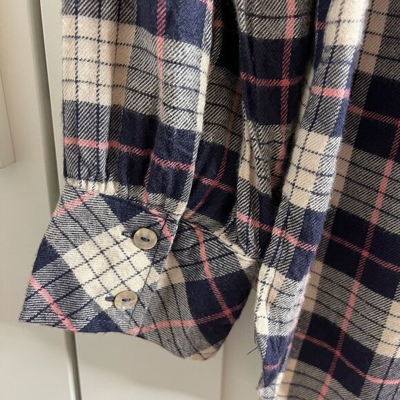 Anthropologie Hester & Orchard Plaid Flannel Button Down Top small - Picture 14 of 14